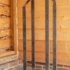 Thinman log rack stand artisan contemporary modern metal log rack see gallery