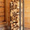 Thinman log rack stand artisan contemporary modern metal log rack see gallery