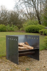 Superchunk fire pit artisan contemporary modern metal firepit