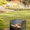 Superchunk fire pit UK. An artisan contemporary and unusual metal firepit.