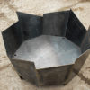 Crackle fire pit in 5mm steel handmade in the UK see gallery