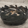 ERTA modern fire pit in woven steel, each one is a unique work of art