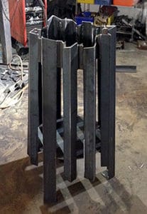Brazier for the modern garden.