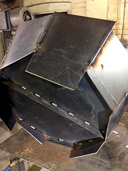 Crackle firepit for Farnham UK made